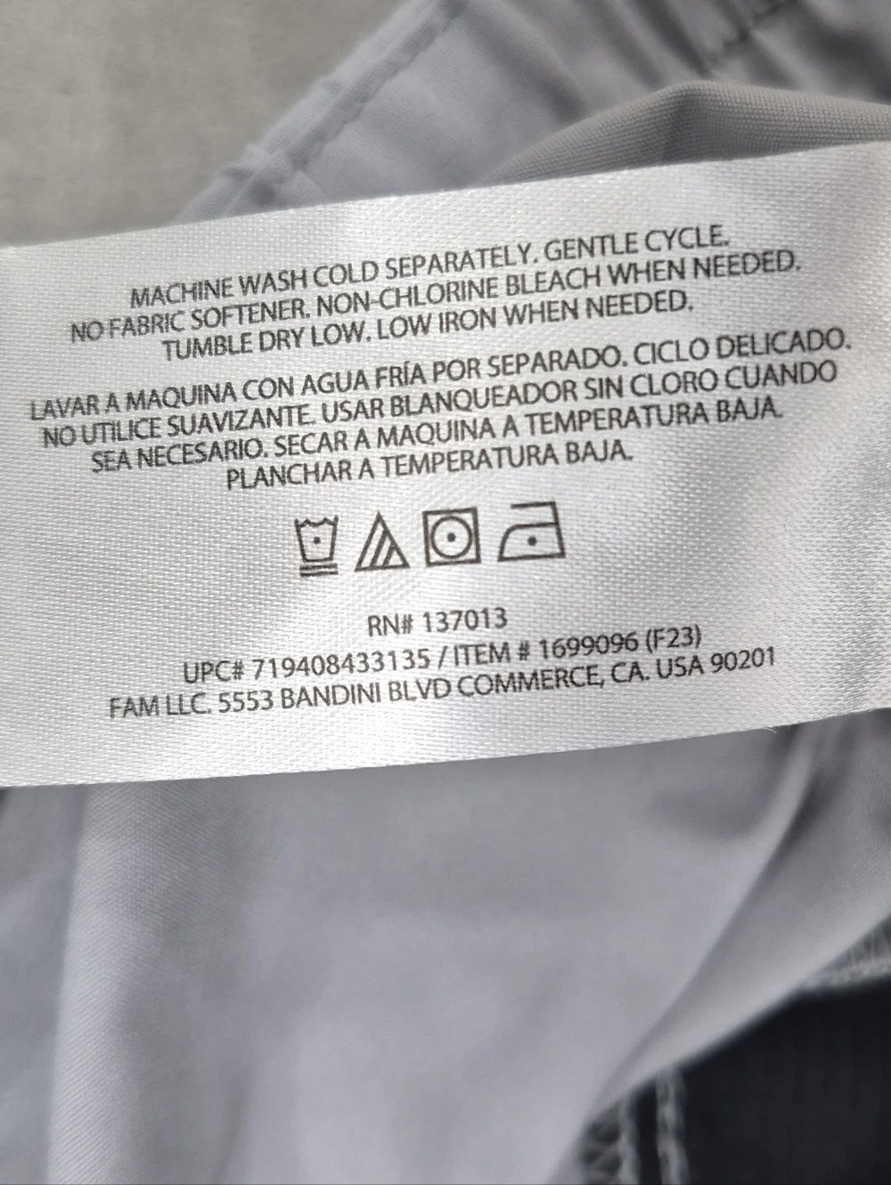 Banana Republic Motion Tech Hybrid Pant men's 34 Quarry gray stretch polyester - Picture 13 of 13